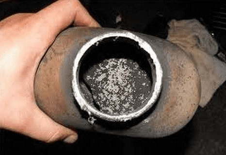 Figure 7 - clogged catalytic converter